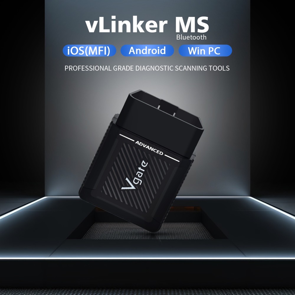 Vgate vLinker MS Bluetooth Interface for iOS Android and Windows